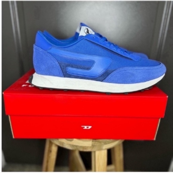 Diesel Other - 🔥 NWT Diesel S-Racer LC Low Top Sneakers | Strong Blue | US12 | Designer Shoes🔥